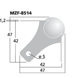MZF-8514, narożnik kulkowy
